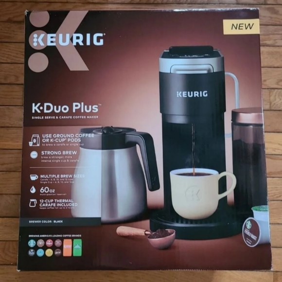 Keurig - K-Duo Plus 12-Cup Coffee Maker